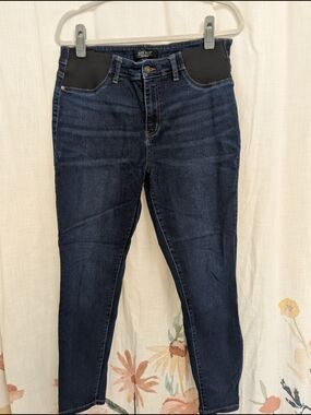 Judy Blue Maternity Size 13/31 Dark Wash Side Panel Skinny Jeans